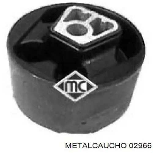 Soporte, motor, trasero, silentblock 02966 Metalcaucho