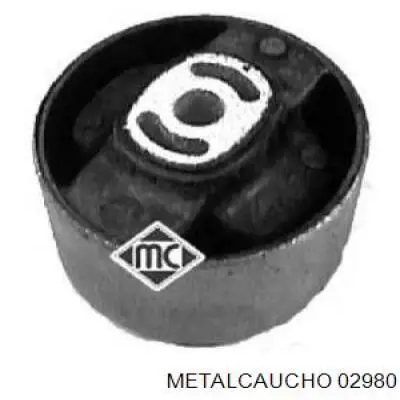 Soporte, motor, trasero, silentblock 02980 Metalcaucho