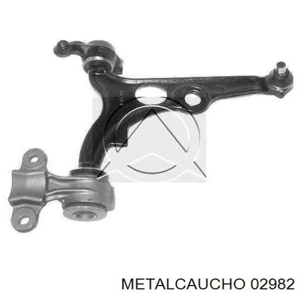 Купить 02982 Metalcaucho Сайлентблок нижний передней подвески