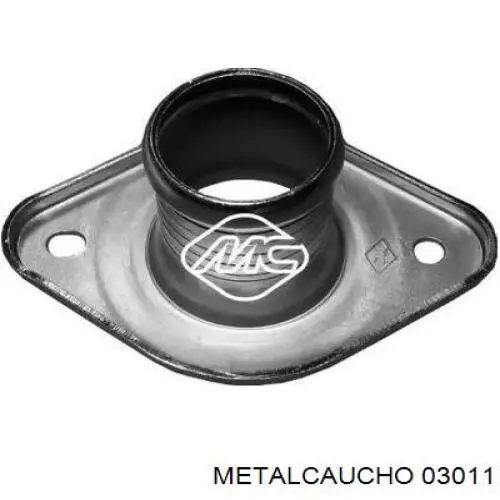 03011 Metalcaucho фланец системы охлаждения (тройник)