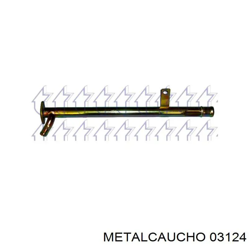 03124 Metalcaucho шланг (патрубок системы охлаждения)