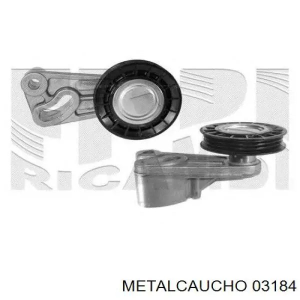 03184 Metalcaucho шланг (патрубок системы охлаждения)