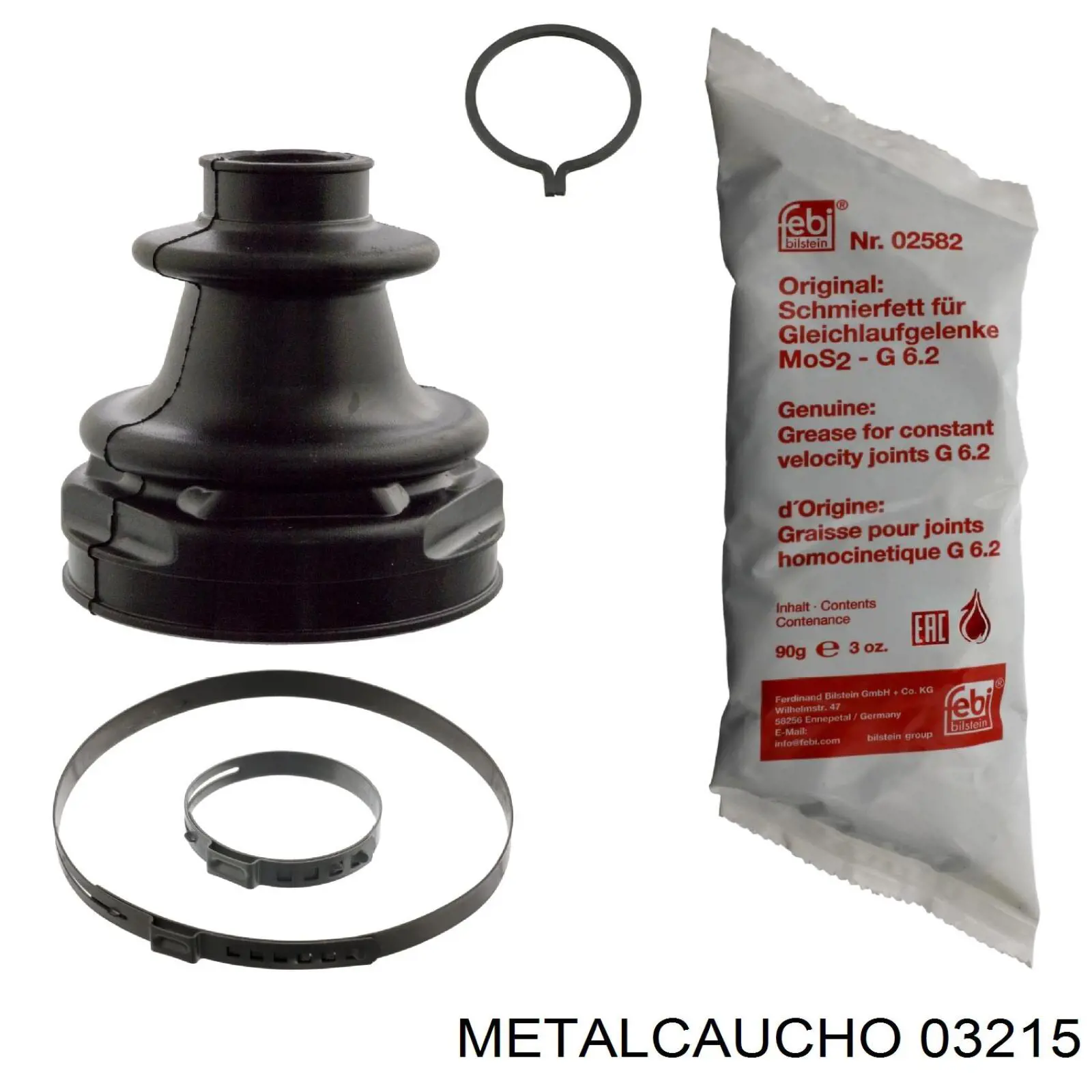Шланг/патрубок системи охолодження 03215 Metalcaucho