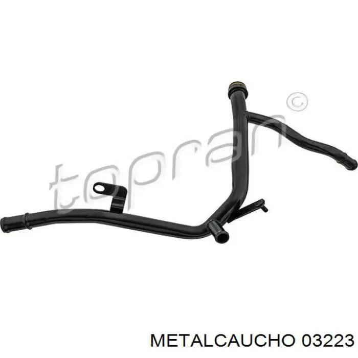 03223 Metalcaucho шланг (патрубок системы охлаждения)