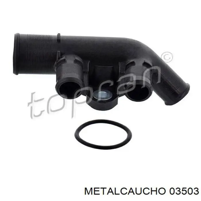 03503 Metalcaucho фланец системы охлаждения (тройник)