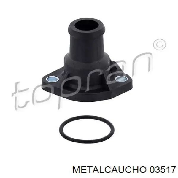 03517 Metalcaucho фланец системы охлаждения (тройник)