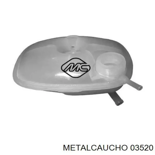 03520 Metalcaucho бачок
