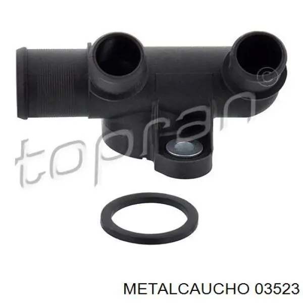 03523 Metalcaucho фланец системы охлаждения (тройник)