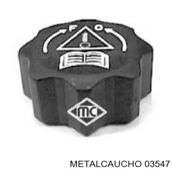 Крышка расширительного бачка 03547 Metalcaucho