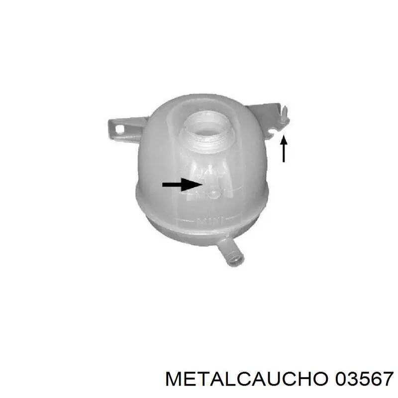 03567 Metalcaucho бачок