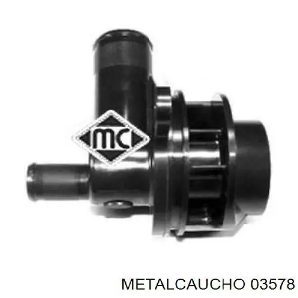03578 Metalcaucho фланец системы охлаждения (тройник)