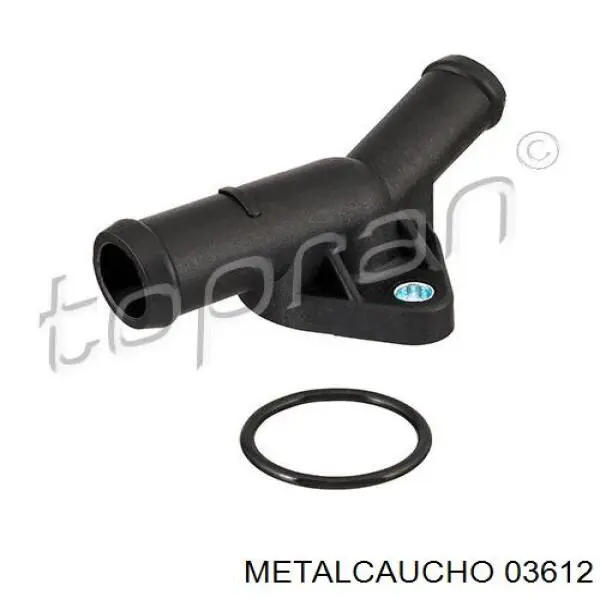 Фланец системы охлаждения 03612 Metalcaucho