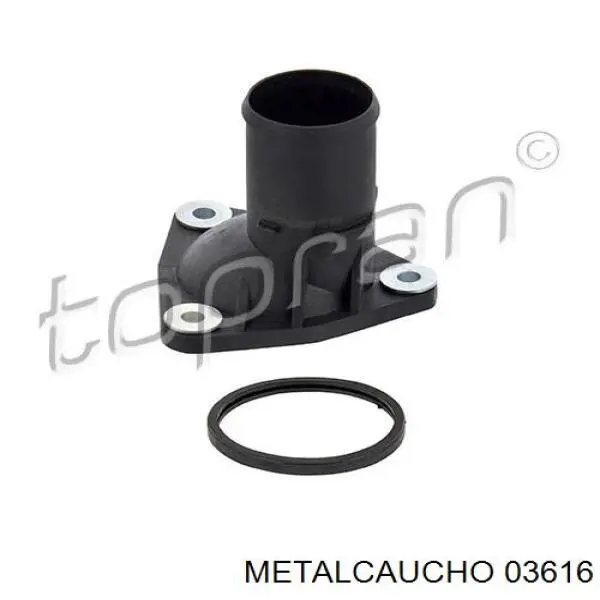 03616 Metalcaucho фланец системы охлаждения (тройник)