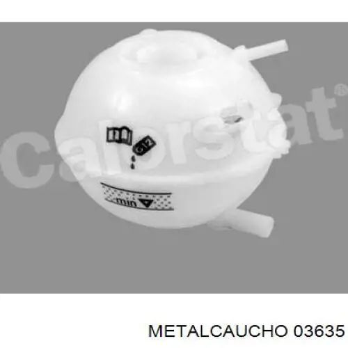 Купить 03635 Metalcaucho Водяной бачок системы охлаждения