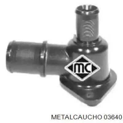 03640 Metalcaucho фланец системы охлаждения (тройник)