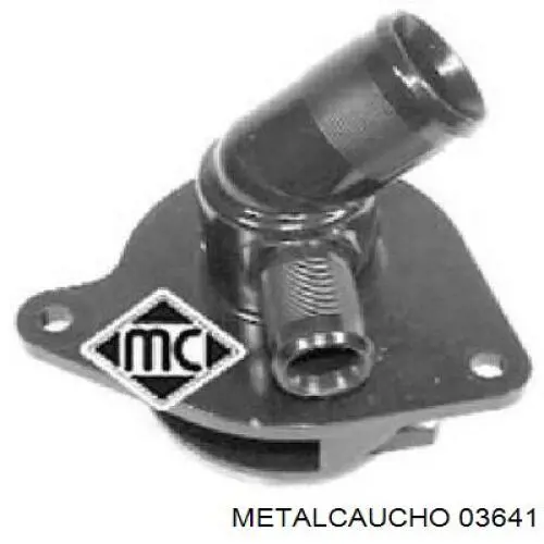 03641 Metalcaucho фланец системы охлаждения (тройник)