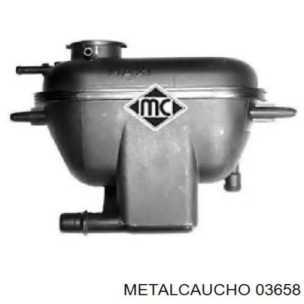 Купить 03658 Metalcaucho Водяной бачок системы охлаждения