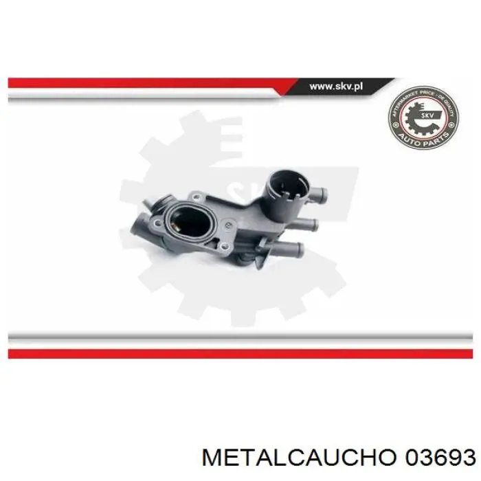 Купить 03693 Metalcaucho Корпус термостата
