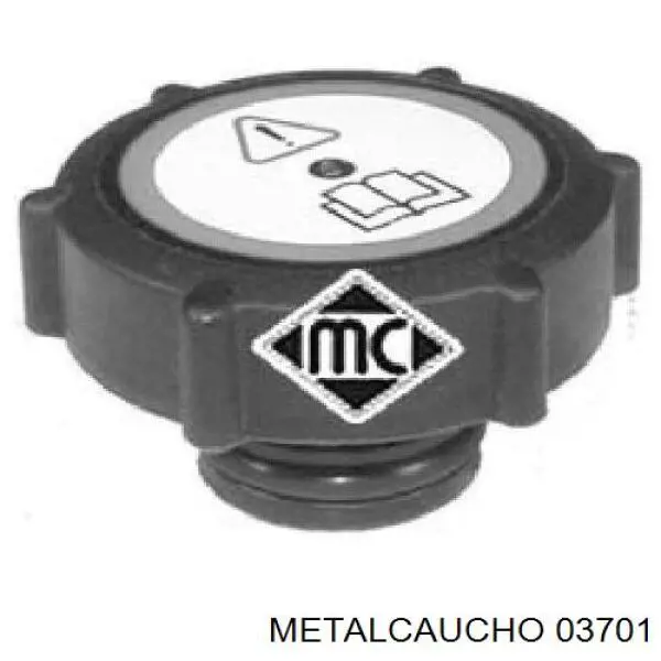03701 Metalcaucho крышка (пробка расширительного бачка)