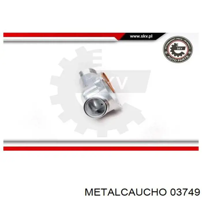 Корпус термостата 03749 Metalcaucho