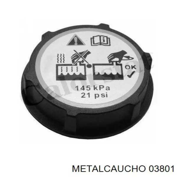 03801 Metalcaucho крышка (пробка расширительного бачка)