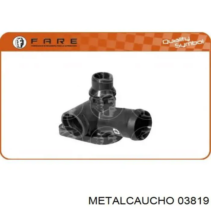 Купить 03819 Metalcaucho Фланец охлаждающей жидкости