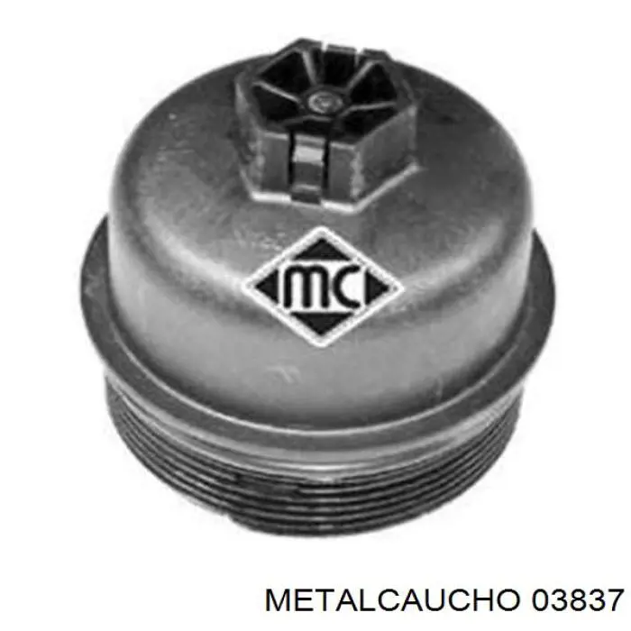 03837 Metalcaucho крышка масляного фильтра