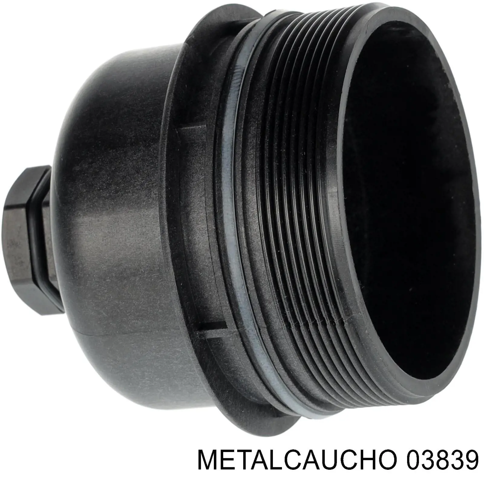 Tapa de filtro de aceite 03839 Metalcaucho