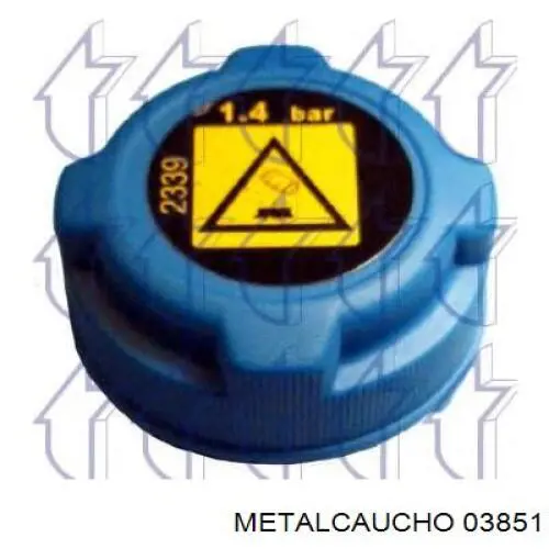 Бачок системы охлаждения 03851 Metalcaucho
