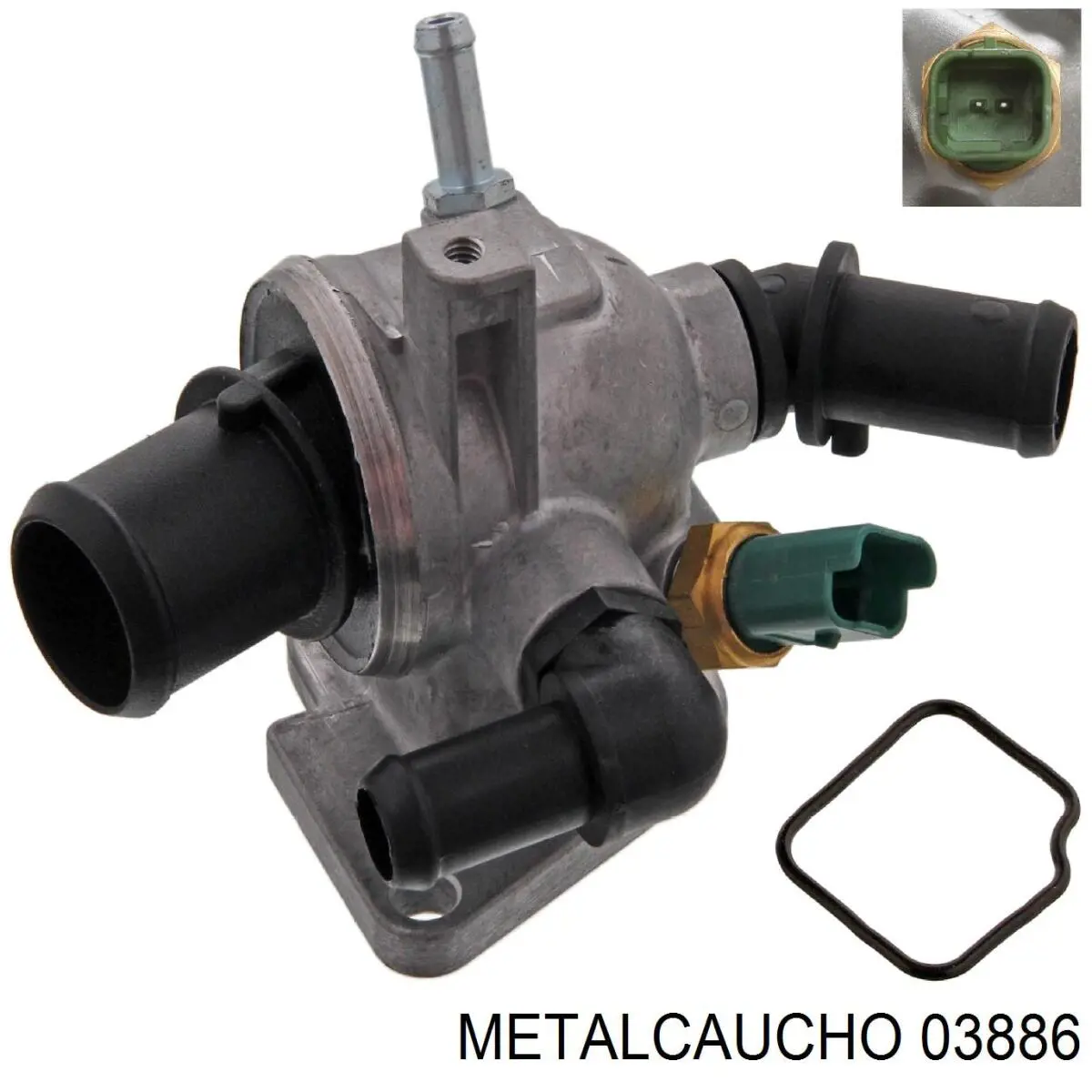 03886 Metalcaucho термостат