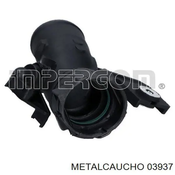 03937 Metalcaucho cano derivado de ar, saída de turbina (supercompressão)