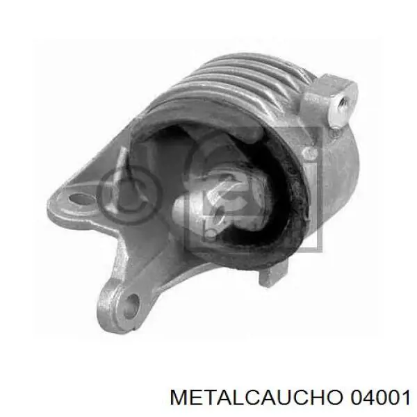 04001 Metalcaucho подушка (опора двигателя левая)