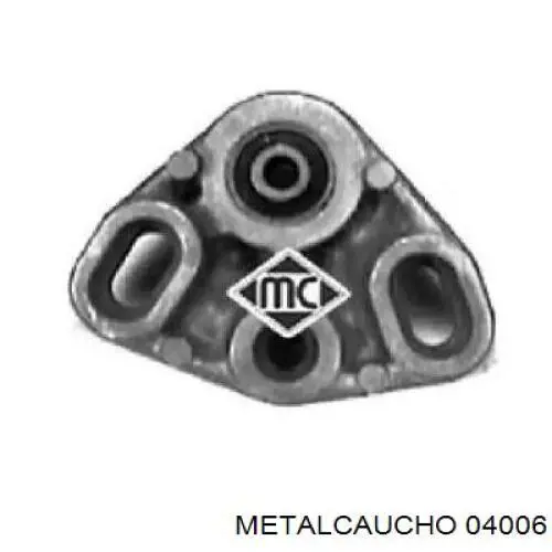 04006 Metalcaucho подушка (опора двигателя правая (сайлентблок))