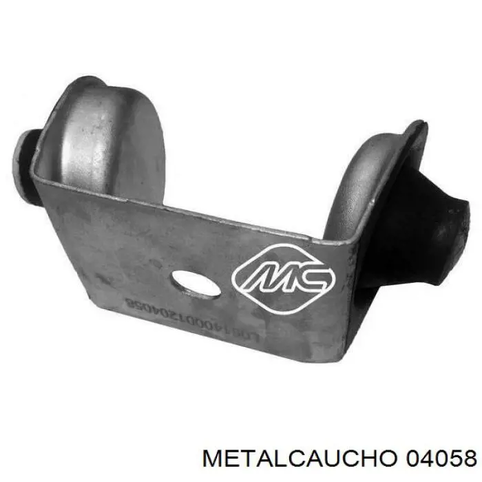04058 Metalcaucho подушка (опора двигателя правая верхняя)