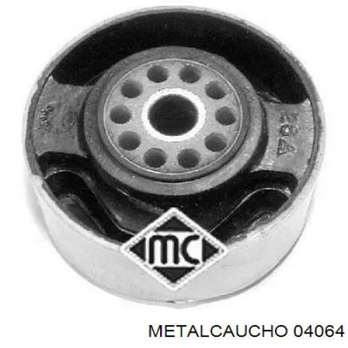04064 Metalcaucho подушка (опора двигателя задняя (сайлентблок))