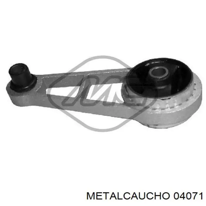 04071 Metalcaucho подушка (опора двигателя задняя)