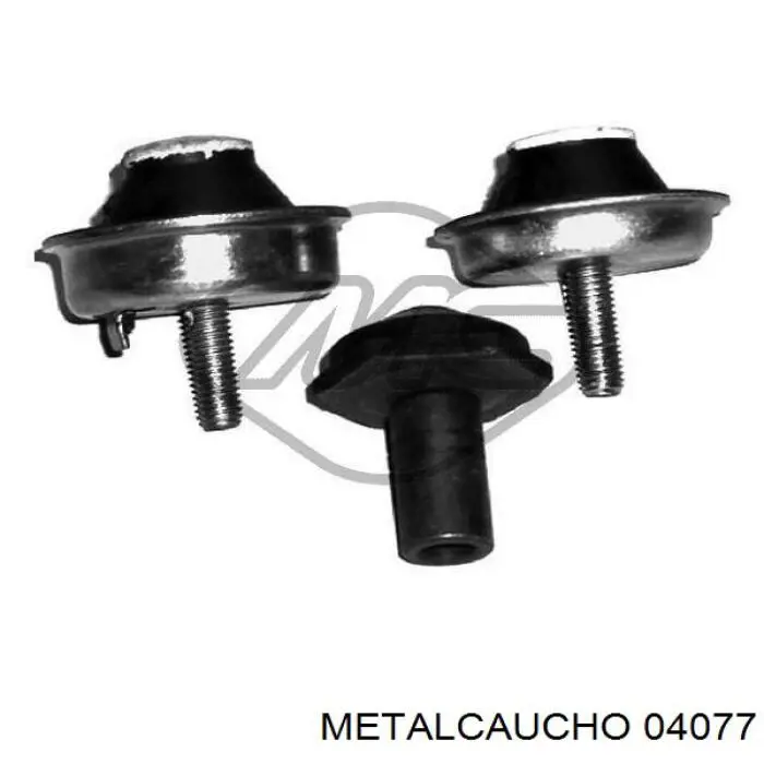 4077 Metalcaucho подушка (опора двигателя правая передняя)