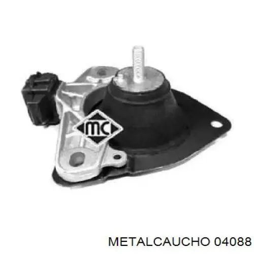 04088 Metalcaucho подушка (опора двигателя правая)