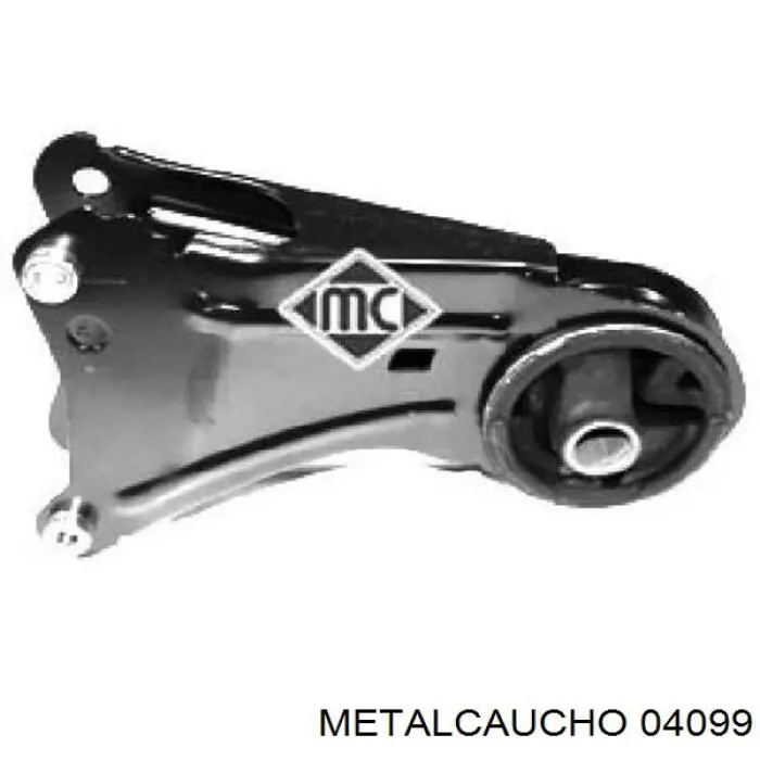 04099 Metalcaucho подушка (опора двигателя задняя)