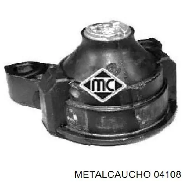 04108 Metalcaucho подушка (опора двигателя правая)