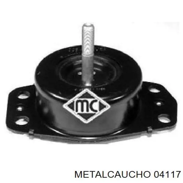 04117 Metalcaucho подушка (опора двигателя правая)
