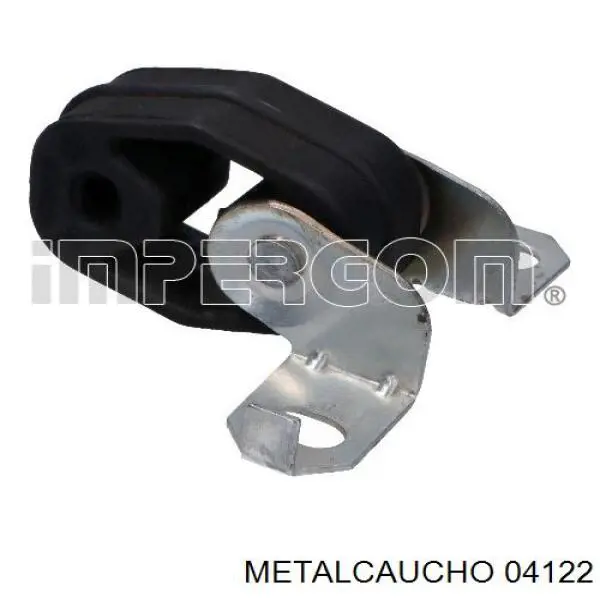 Soporte, silenciador 04122 Metalcaucho