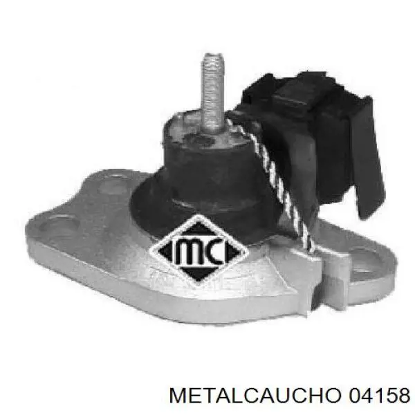 04158 Metalcaucho подушка (опора двигателя правая)