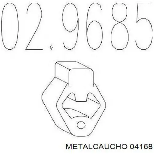 Подушка глушителя ST133919 Starline
