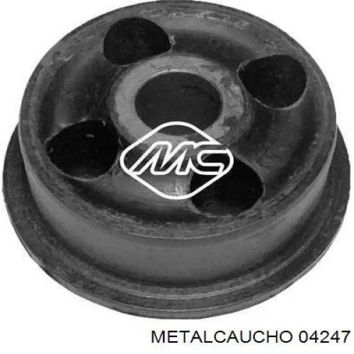 04247 Metalcaucho сайлентблок задней балки (подрамника)