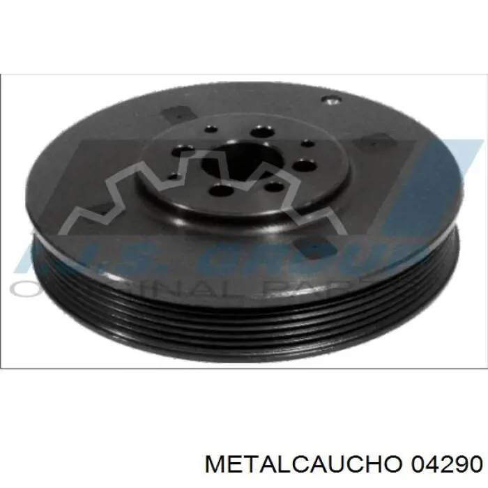 Купить 04290 Metalcaucho Шкив-демпфер коленвала