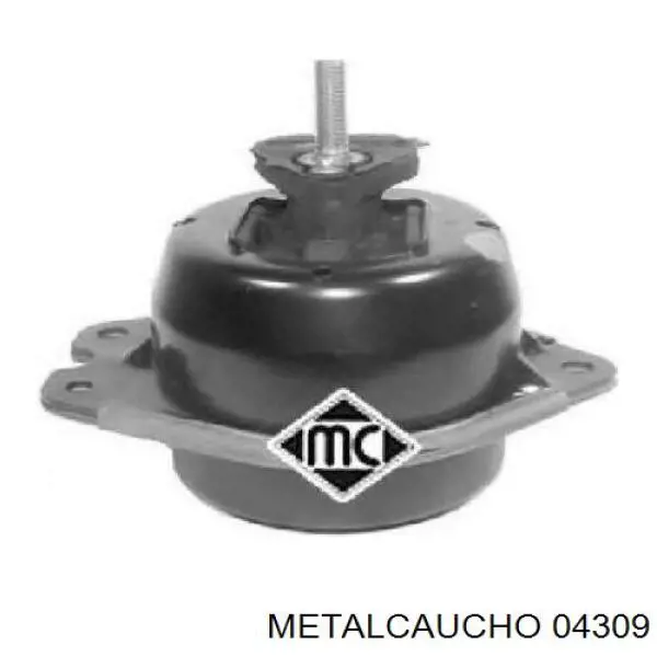 Подушка (опора) двигателя правая задняя Kautek RETM004 цена, от 23.71 USD
