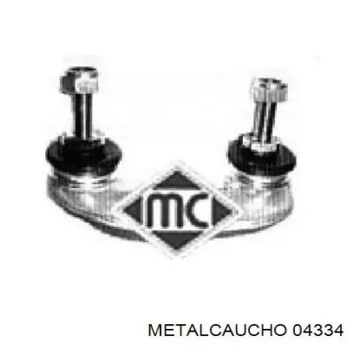 04334 Metalcaucho стойка стабилизатора переднего
