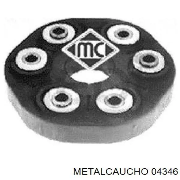 04346 Metalcaucho муфта кардана эластичная передняя