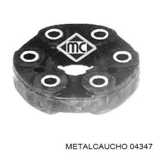 Муфта кардана эластичная передняя 04347 Metalcaucho